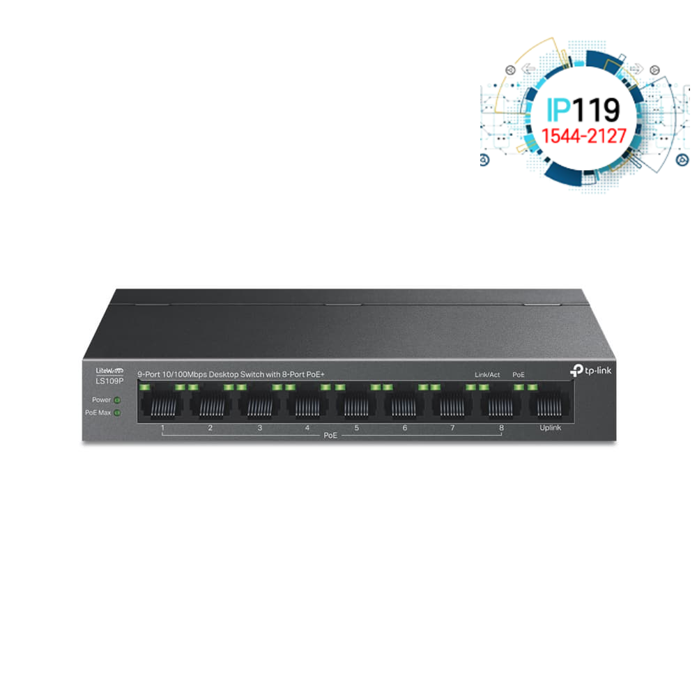 TPLINK 티피링크 PoE지원 9포트 LS109P