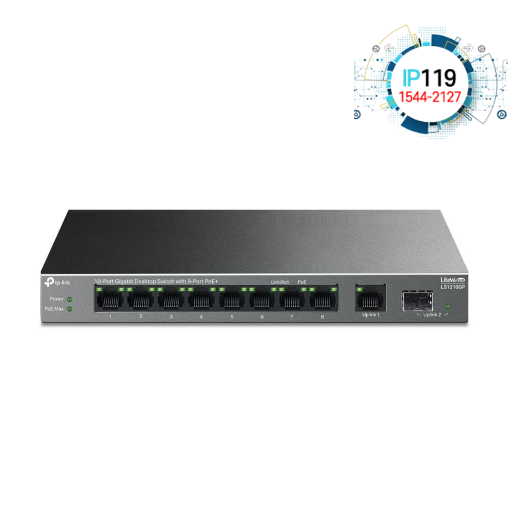 TPLINK 티피링크 10포트 내장스위치 LS1210GP