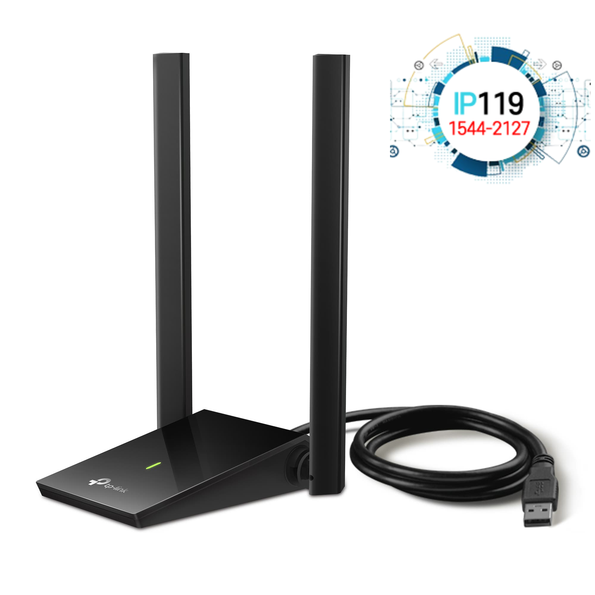 TPLINK 티피링크 안테나 2개 무선랜카드 Archer T4U Plus