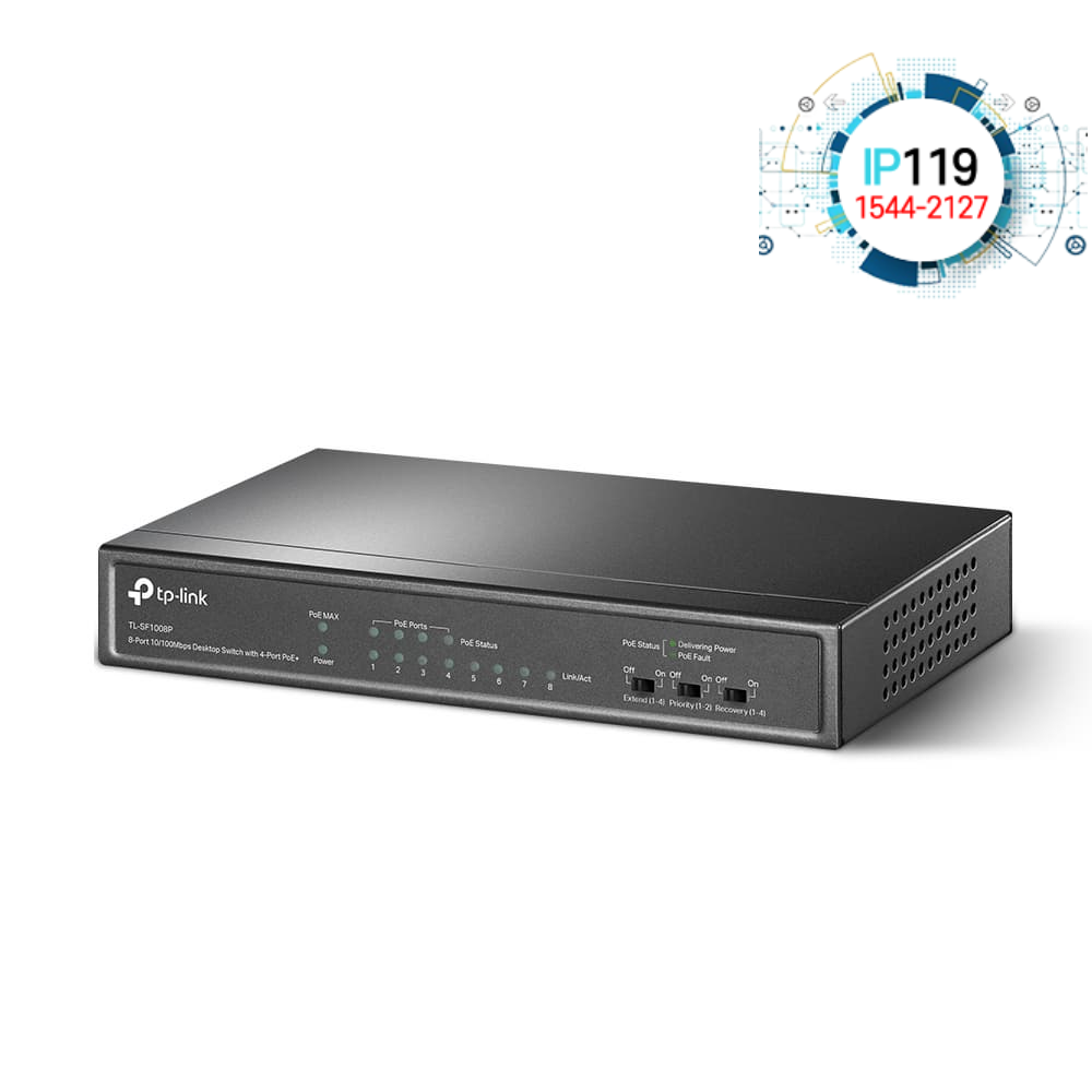 TPLINK 티피링크 랜선분배기 빠른 속도 TL-SF1008P