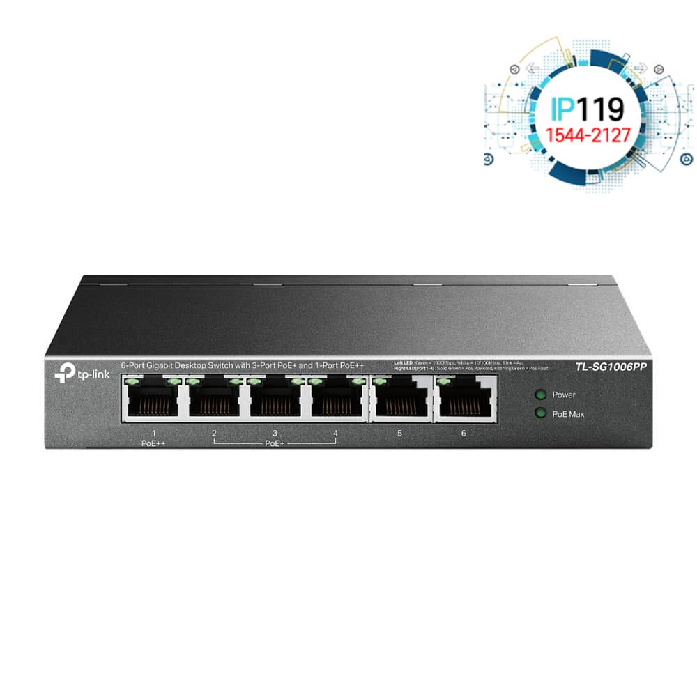 TPLINK 티피링크 기업용 스위치 기가비트 TL-SG1006PP