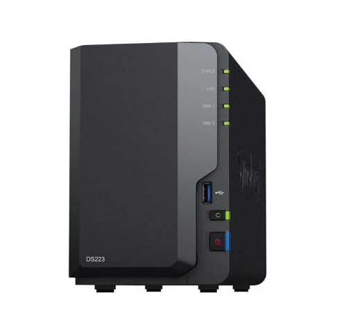 Synology 시놀로지 USB 3.2 NAS 저전력 NAS DS223